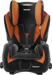 Новое Recaro Young Sport Orange 2012